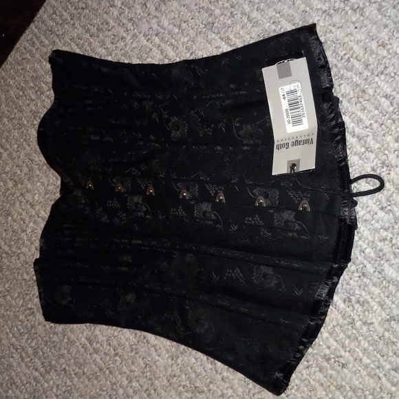 Authentic Brocade Overbust Corset - Picture 2 of 5